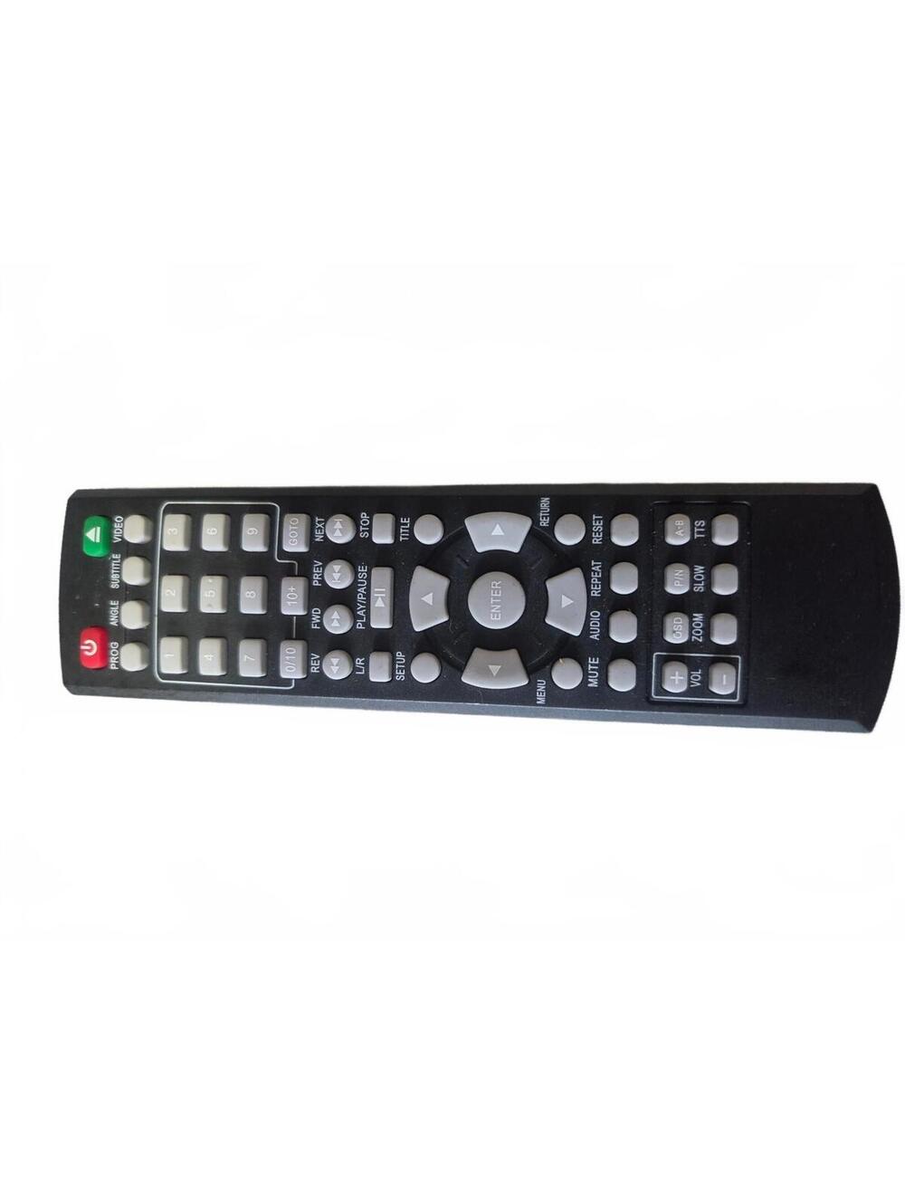 Black multimedia remote control